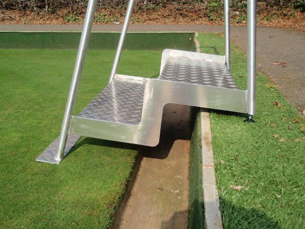 Side Access Steps for Bowls Green